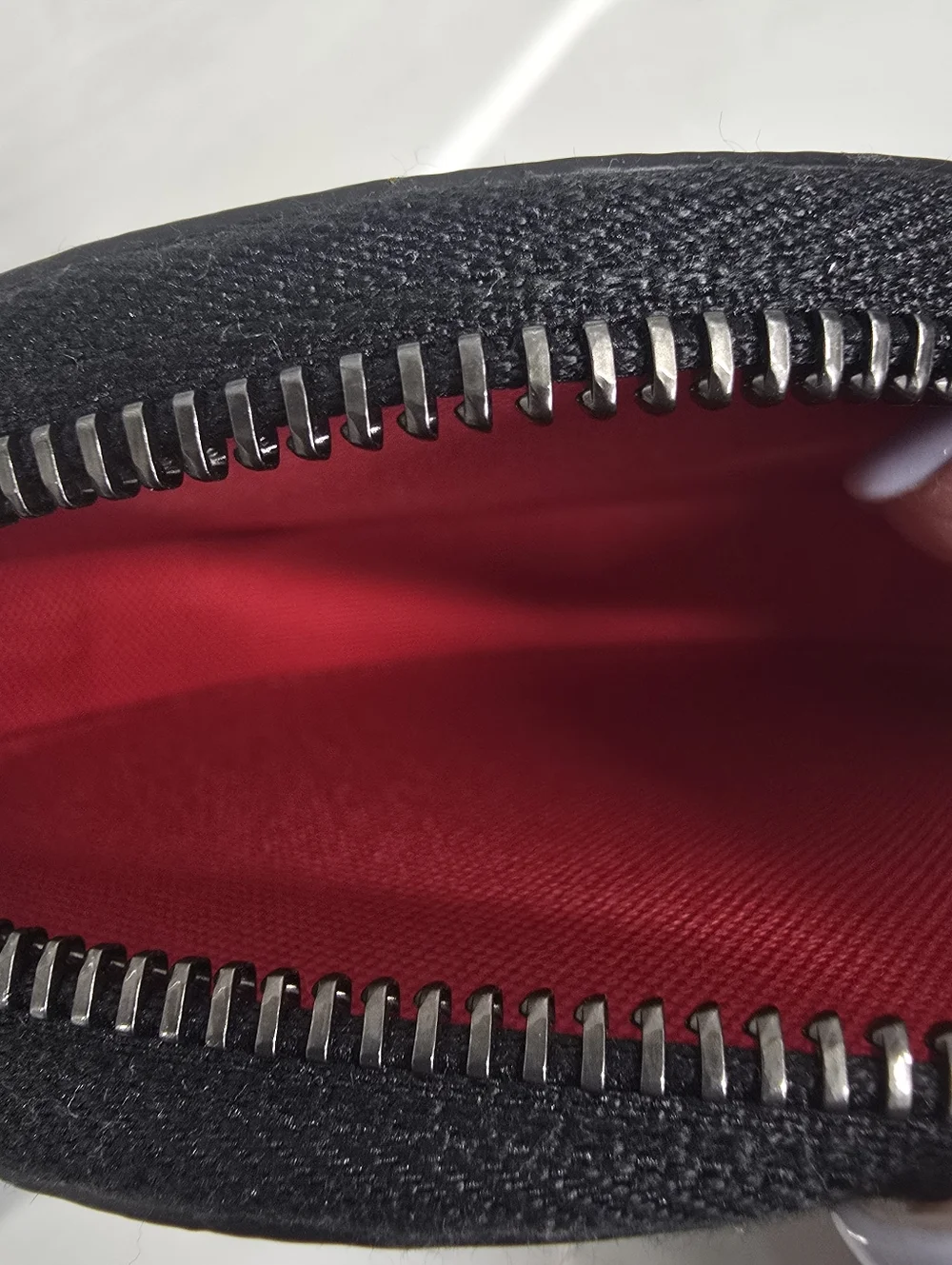 Christian Louboutin Black Embossed Leather Chain Shoulder Bag - Picture 7 of 14